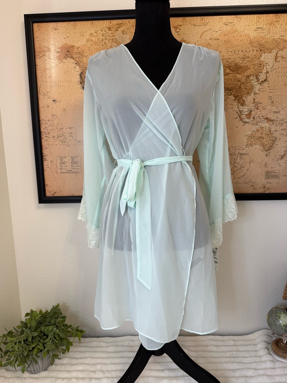 INC sheer robe size XS